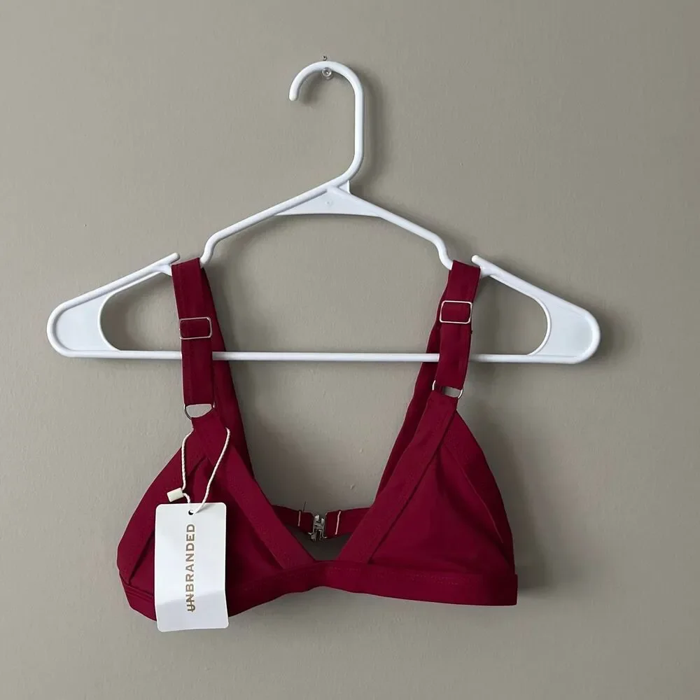 The-unbranded-brand Women's Pink and Red Bikini-and-tankini-tops